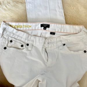 J Crew White Jeans